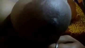 Telugu monstrous titties auntie display her titties