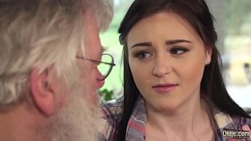 Voluptuous teenie has hookup with indeed aged stud and makes him jism