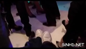 Uncensored and kinky orgy pleasing with lusty honies and chaps