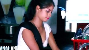 ANALANINE-scorching indian maid makes the day well