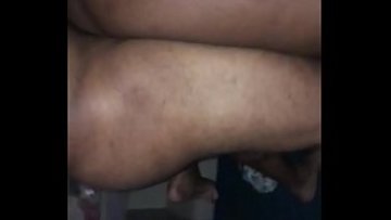 Black with big bum taking dick