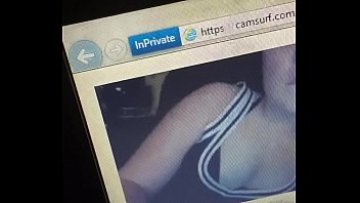 Kinky nymph deep throats Desi XXL dick on web cam