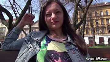 German Scout - diminutive nubile SHRIMA MALITA pound by enormous dick Stranger