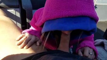 Diminutive dame large dick