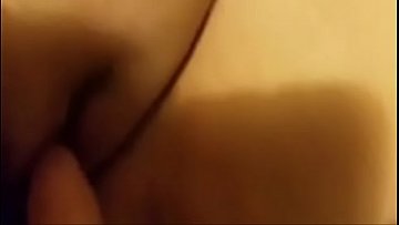 Fingering trimmed vagina