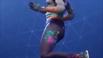 Sexy compilation of fortnite characters nude and dancing with vbucks thrown on