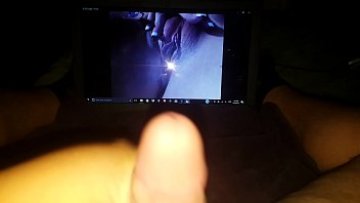 Jizzing on of my massive dick