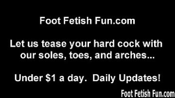 I want to flash off my beautiful feet for you